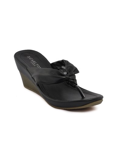 Carlton London Women Casual Black Wedges