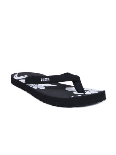 Puma Women Coral Black Casual Slippers